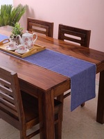 Nappe de table en coton tissé 100% coton, motif carré uni, luxe moderne européen, séchage rapide, bleu marine, pour la maison, les hôtels, les mariages