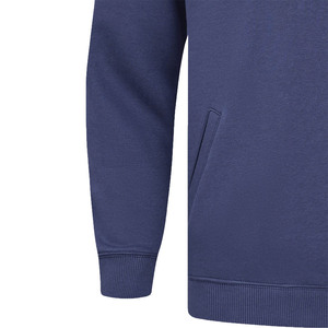 Sudadera de cuello alto con media cremallera para hombre, de talla grande Sudadera con capucha y hombros caídos, chándal en blanco para hombre, ropa de calle informal, OEM de invierno - Product Image 3