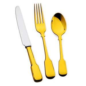 Cubiertos de acero inoxidable hechos a mano, juego de cubiertos de acero inoxidable reutilizable, tenedor, cuchara, venta directa de fábrica, para restaurantes - Product Image 1