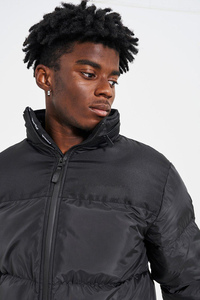 Chaquetas Acolchadas de Lona para Hombre, de Invierno, para Exteriores, con Logotipo Personalizado, Cuello Transpirable, Capucha, Ribete de Piel, Impermeables, Venta al Por Mayor - Product Image 5