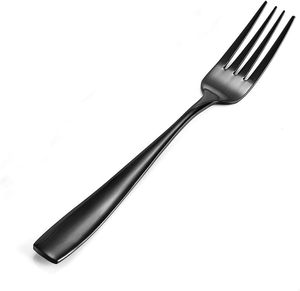 Fourchette à dîner en métal durable noir de qualité supérieure 18/10 Home Kitchen Dining Restaurant Parties - Product Image 1