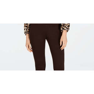 INC International Concepts Leggings senza cuciture da donna marroni taglia XL Pantaloni da yoga in maglia elasticizzata con design fantasia - Product Image 2