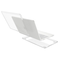 Étui pour ordinateur portable fin et durable en PC+TPU transparent brillant de style vintage pour MacBook Neo A18 Pro, coque rigide antichoc, protection pour le travail