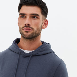 Sudaderas con Capucha de Algodón 100% al por Mayor para Hombre, Invierno, Forro Polar, Transpirables, con Patrón Personalizable, Antiencogimiento, Térmicas - Product Image 2