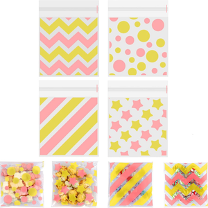 Paquete de 100 Cajas de Regalo de Navidad Biodegradables Personalizadas para Dulces, Marco de Fotos Transparente, Autoadhesivo, BOPP/PP/OPP - Product Image 4