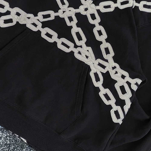Sweats à capuche 100% coton sur mesure pour hommes manches complètes respirantes Streetwear hiver OEM sweats à capuche vierges - Product Image 6