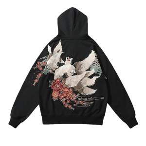 เสื้อฮู้ดดี้ปักลายคุณภาพสูงสำหรับผู้ชาย ขายดี ราคาถูก ระบายอากาศได้ดี พร้อมปักโลโก้/ลายตามสั่ง - Product Image 2