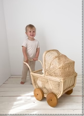 Cesta de mimbre tejida a mano para cochecito de bebé, muñeca de mimbre, ropa de cama, cochecito de mimbre - Product Image 5