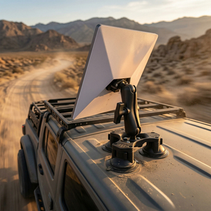 VINmounts Starlink Mini <b>Clip</b>-On Device Mount with Suction Cup Window Base 360° Adjustable for RV SUV Truck - Product Image 6