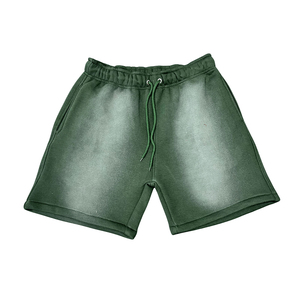 Shorts de Hombre al por Mayor con Lavado Ácido, 100% Algodón, Ligeros, de Color Sólido, Diseño Urbano, Secado Rápido, Transpirables, Servicio OEM - Product Image 1