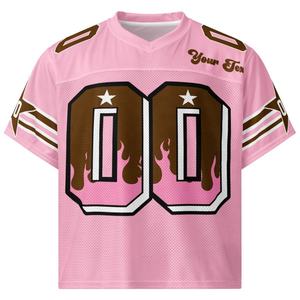 Nouveau maillot de football américain vintage style rétro, respirant, décontracté, tendance, pour équipe sportive - Product Image 4