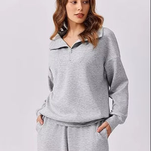Combinaison de sport de jogging pour femmes personnalisée Concevez votre propre survêtement de survêtement personnalisé - Product Image 1