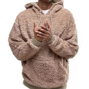 Fabricant OEM de sweat-shirts en molleton doux, livraison rapide, sweat-shirts en sherpa en coton surdimensionnés pour hommes, style streetwear, livraison rapide - Product Image 1