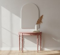 Table basse PKP V2 en quartz rose, moderne, écologique, en bois de caoutchouc gonflable, placage MDF chêne, meubles de salon, intérieur, OEM ODM