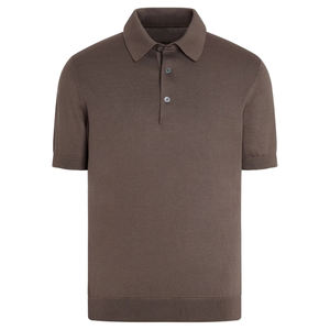 2025 été nouveauté hommes 100% coton pour polos vente chaude Golf brodé Logo tricoté en gros vêtements d'été - Product Image 1