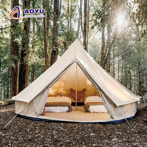 AOYU Deluxe Imperial Oxford Canvas Bell Tente de luxe pour dormir Tente de vacances adaptée au camping, vacances, hôtel et fête - Product Image 2