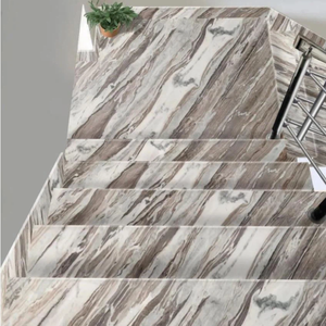 Dalle de marbre Sawar Toronto de luxe, blanc exotique brun, pierre naturelle imperméable pour revêtement mural intérieur, sol haut de gamme pour salle à manger - Product Image 5