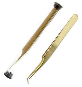 Pinzas vacías de cuero Pu de etiqueta privada, pinzas para pestañas, estuche para pinzas de extensión de pestañas individuales - Product Image 4