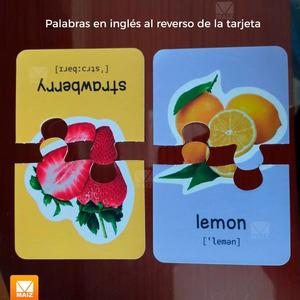 Puzzle di frutta per neonati e bambini piccoli - Colori assortiti - Product Image 1