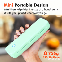 Imprimante thermique portable A4 pour impression mobile en déplacement, vente en gros par le fabricant, micrologiciel et SDK personnalisés disponibles