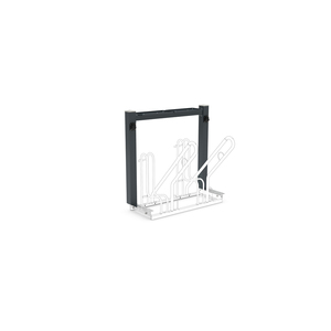 Modulo di ricarica per rastrelliere per biciclette, B 1100 mm, alluminio verniciato a polvere - Product Image 1