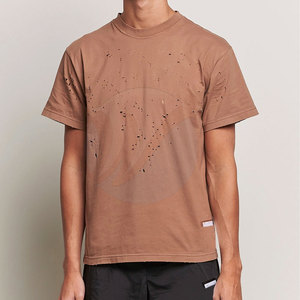 Camisetas de secado rápido para hombre al por mayor, camisetas de talla grande hechas en fábrica para hombre, camisetas de algodón 100% para hombre - Product Image 2