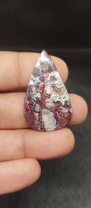 Par de Cabujones de Ágata Crazy Lace, Piedras Preciosas Naturales Marrones Sueltas para Joyería, Marca UDGEMS, India, 100g MOQ, Tamaños Variados - Product Image 4