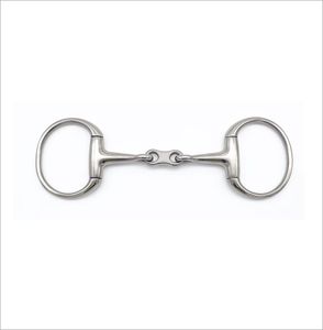 Nuevo Arrelo de Equitación Inglés de Acero Inoxidable con Doble Articulación Tipo Eggbutt para Caballos - Product Image 1
