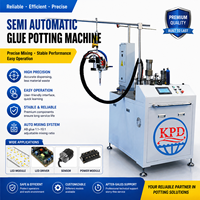 Máquina Dispensadora Manual de Alta Precisión Semiautomática para Pegamento AB, Silicona, Resina Epoxi, para Soluciones de Adhesivos Industriales