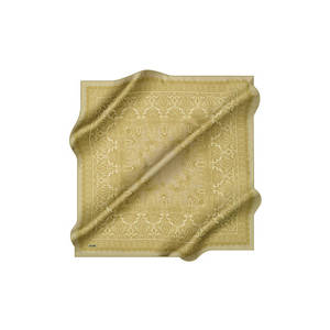 Écharpe carrée en crêpe de soie satinée 90x90 cm avec un design coloré - Product Image 1