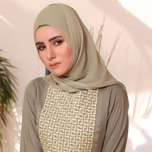 Offre Spéciale femmes Abaya robe musulmane tenue décontracté en gros femmes Abaya à manches longues plus de couleurs vêtements islamiques - Product Image 6
