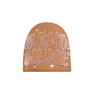 Gorro de Punto con Pedrería, Lazos de Camuflaje, Diseño de Personajes, Transpirable, Impermeable, Jacquard Monocromático, Unisex, para Adultos, Ciclismo al Aire Libre, Cálido y Moderno - Product Image 2