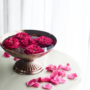 Antique Urli Bowl for <b>Floating</b> <b>Candles</b> and Flowers Traditional Brass Urli Bowl for Home Decor - Product Image 1