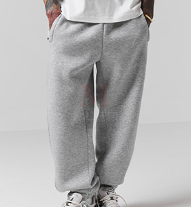 High Quality Custom Logo <b>Joggers</b> Baggy Sweatpants 100% Cotton 450gsm Heavy Sweatpants Available in All Colors - Product Image 6