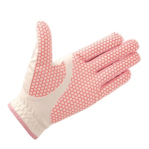 Gant de golf antidérapant Cabretta cuir peau de mouton pièce blanche Impression de logo personnalisé Poids de la main Taille Couleur Place gauche peau de mouton - Product Image 5