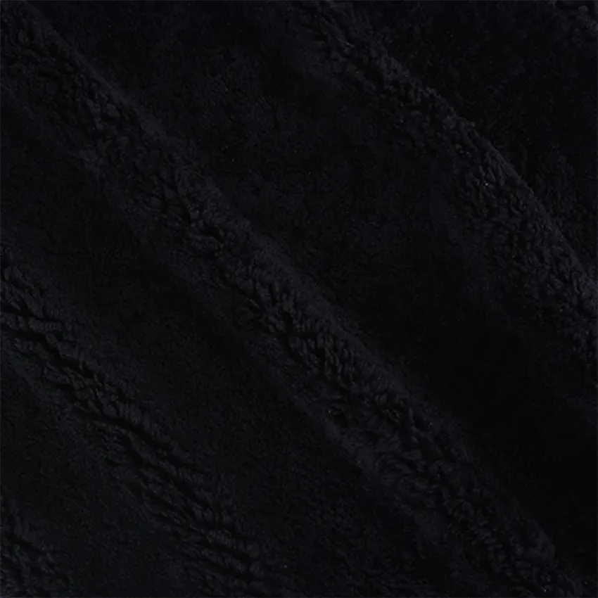 Pele de carneiro australiana encaracolada de qualidade padrão cor preta disponível a preço de atacado