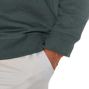 Sudadera de Cuello Redondo Lisa de Alta Calidad, Poliéster/Algodón, Corte Regular, para Hombre, Invierno, Logotipo Personalizado Bordado, Venta al Por Mayor - Product Image 3