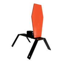 Cible de tir en acier AR500 classique à réinitialisation automatique de 3/8 po avec support pour 9 mm