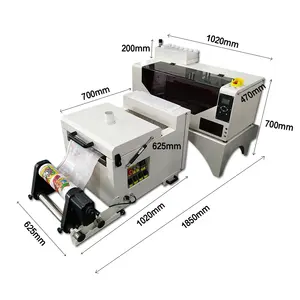 30cm A3 DTF printer powder shaker machine pet film inks T-shirts bags shoes logos fabric DTF printer