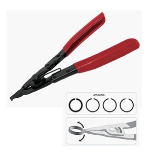 Pince à anneaux en acier rouge, outil à main - Product Image 2