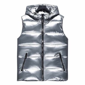 Nouveau design de sweat à capuche à bulles personnalisé veste d'hiver rembourrée pour garder la chaleur veste matelassée unie pour hommes - Product Image 2