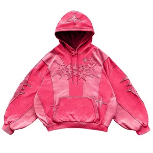 Alta calidad OEM Plain Heavyweight Fleece Logo Impreso Algodón Oversize Custom Unisex Hoodies Mens Plain Hoodies para el invierno - Product Image 5