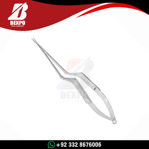 Tijeras Microquirúrgicas al por Mayor de 16.5cm con Mango de Bayoneta, Herramienta Quirúrgica Neurovascular Reutilizable de Acero Inoxidable - Product Image 6