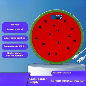 Fabrik Direkt verkauf Hochpräzise elektronische Körper gewichts waage Anpassbares Frucht gesundheits logo Gedruckt für Haushalte ODM - Product Image 3