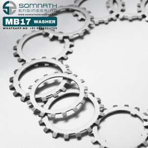 Arandela de Seguridad de Alta Calidad MB17 para Tuercas Métricas de Seguridad KM17     Arandela de Seguridad para Rodamientos MB01 a MB40 - Product Image 3