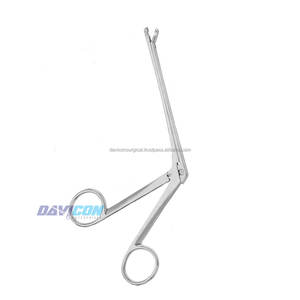 Wullstein Micro Cup Forceps Curved Left 3 1/4in (8,3 cm) Longitud DE TRABAJO Quirúrgico ENT Manual Forceps en acero inoxidable - Product Image 3