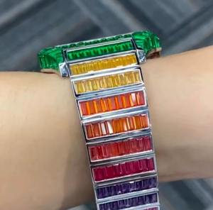 Reloj de Diamantes Mecánico Automático de Lujo de Alta Calidad para Hombre y Mujer, Caja de Acero, Esfera de Cristal, Resistente al Agua 10m - Product Image 2