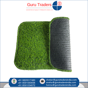 Esteras verdes de césped artificial hechas en la India de calidad superior, estera de césped artificial antideslizante con respaldo de Gel con excelente resistencia de pila - Product Image 3