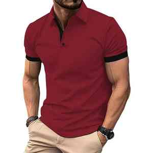 Camiseta Polo de manga corta para hombre, 100% algodón, antiarrugas, con logotipo, personalizable para un estilo personal - Product Image 3