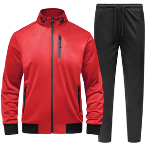 Conjunto de chándal para hombre deportivo de invierno estampado OEM al por mayor personalizado de alta calidad con ajuste tecnológico - Product Image 1